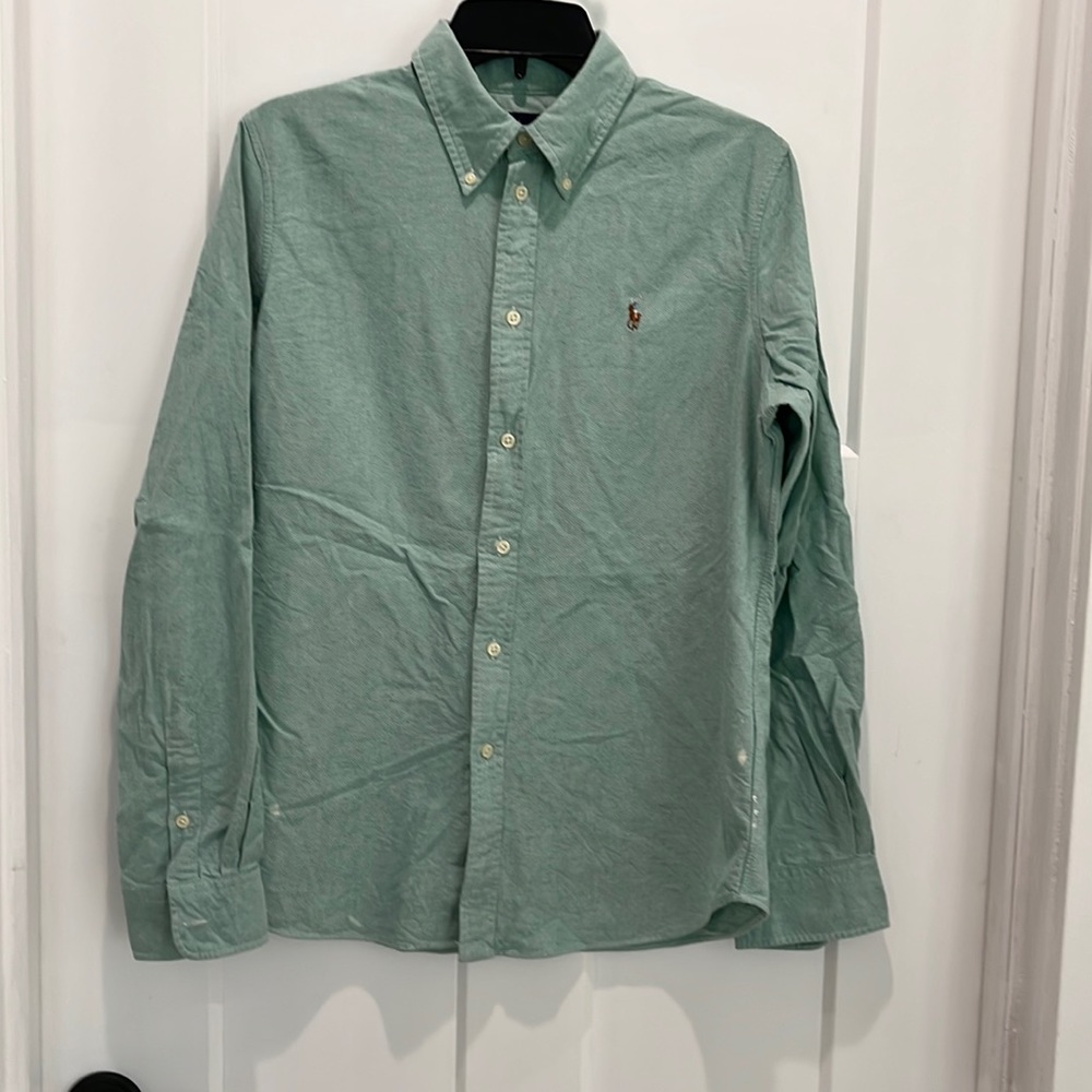 Ralph Lauren Oxford custom fit dress shirt size L